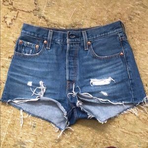 Levi’s 501 High Rise Short in Drive Me Crazy
